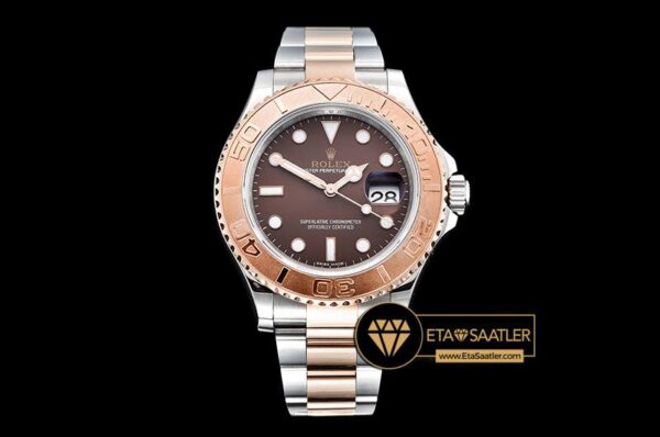 ROLYM133 - YachtMaster 116623 40mm Wrapped RGSS Brown BP A3135 - 12.jpg